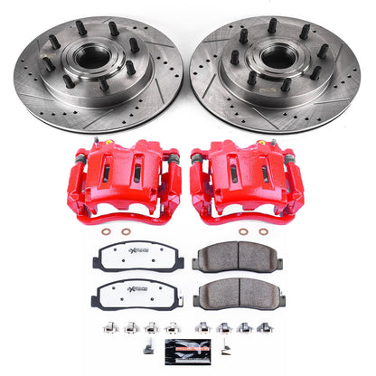 PowerStop Front Z36 Truck & Tow Brake Kit w/ Calipers | Ford F-250 Super Duty (09-11) (KC5588-36)
