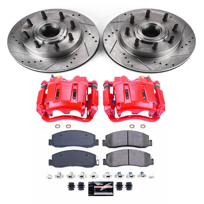 PowerStop Front Z23 Evolution Brake Kit w/ Calipers | Ford F-250 Super Duty (09-11) (KC5588)