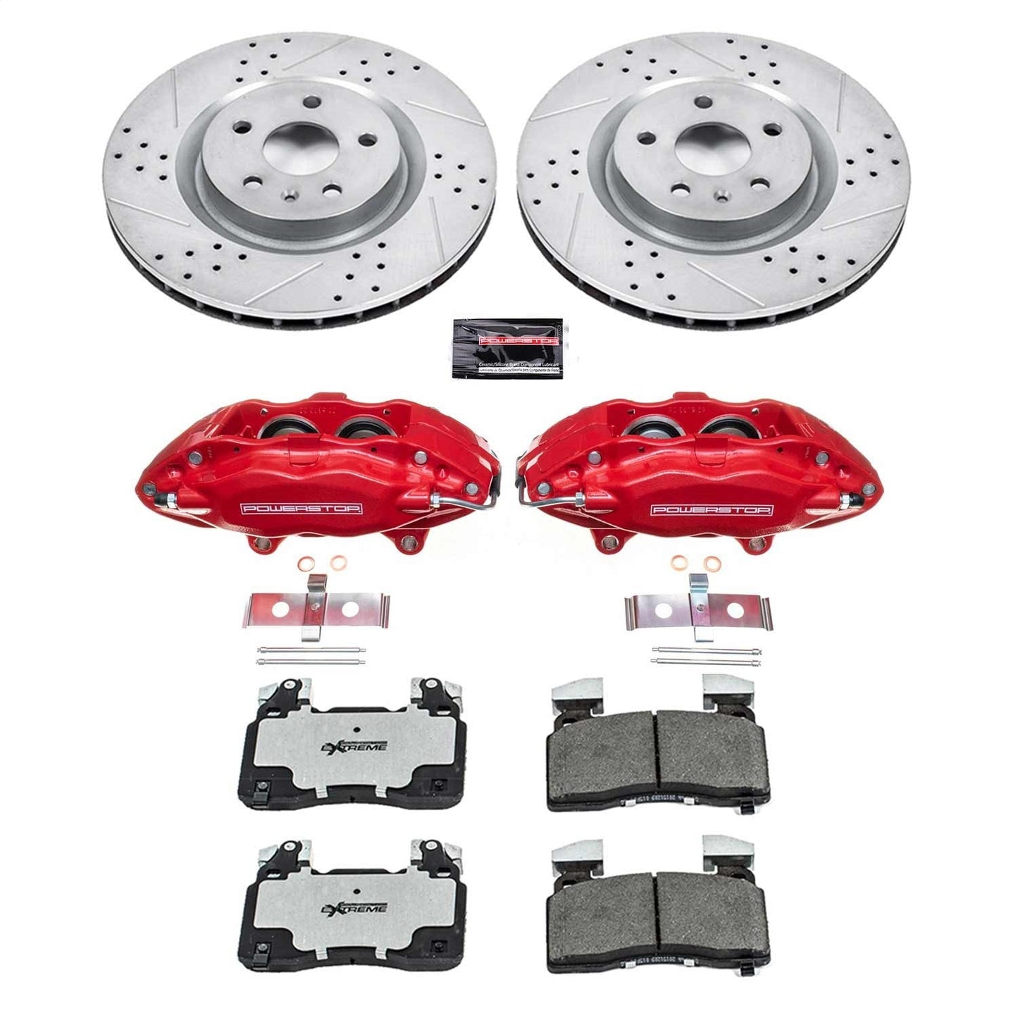 PowerStop Front Z26 Street Kit w/ Calipers | Chevrolet Camaro (10-15) (KC5602-26)