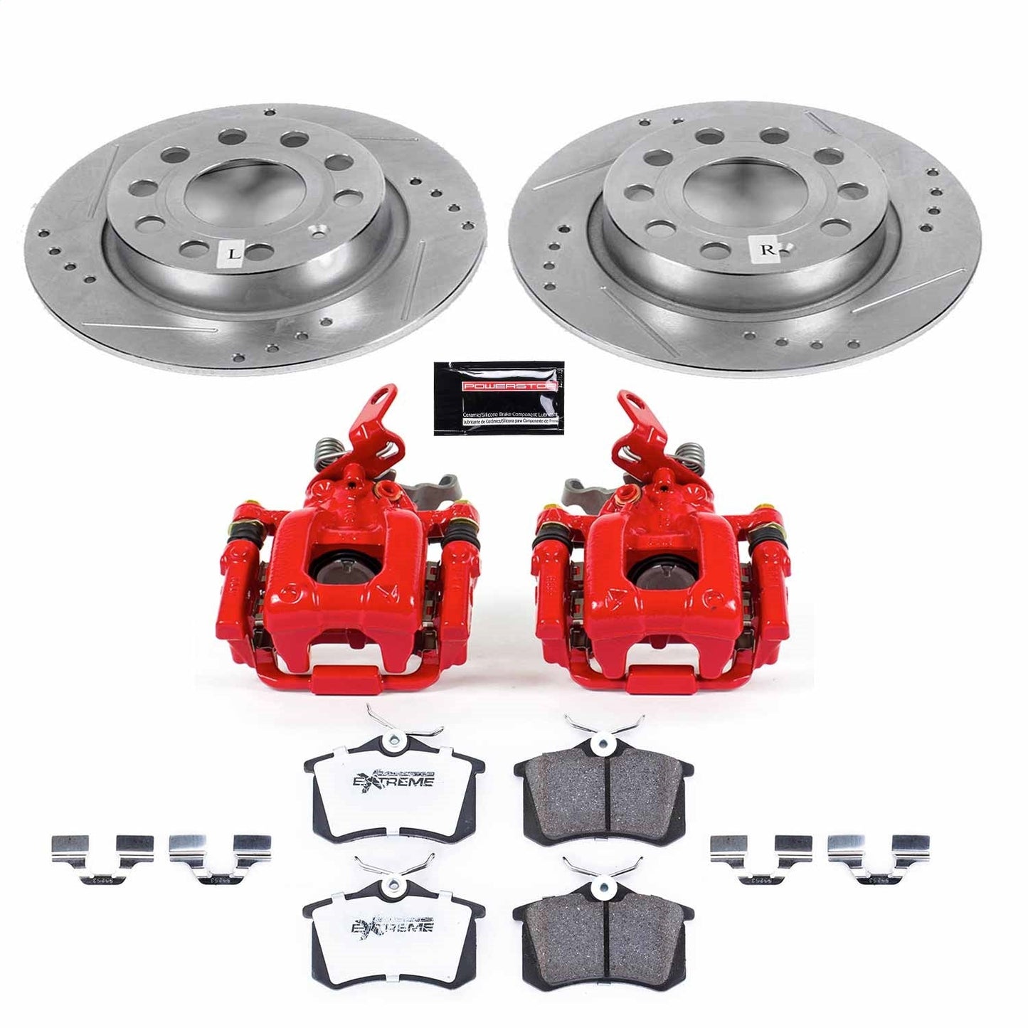 PowerStop Rear Z26 Street Warrior Brake Kit w/ Calipers | Volkswagen Beetle (19) (KC5671A-26)