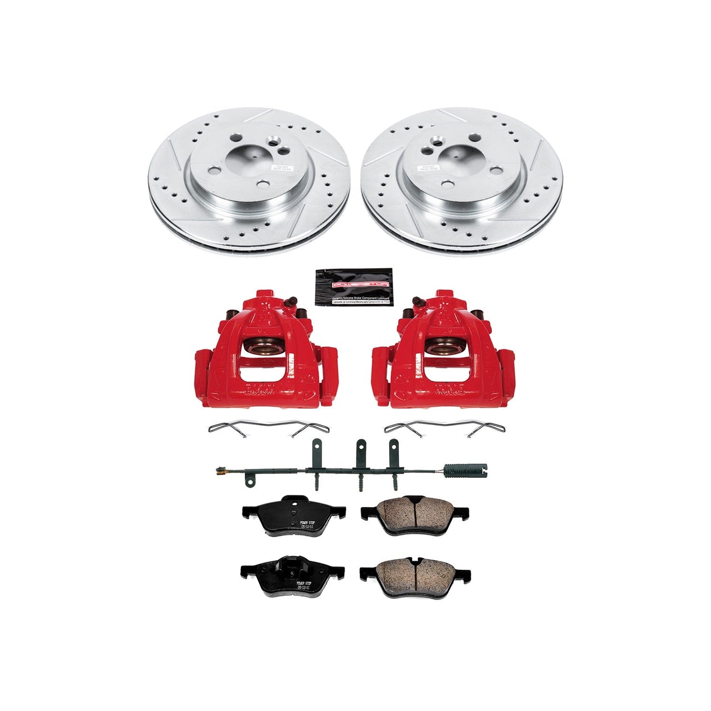 PowerStop Front Z23 Evolution Sport Brake Kit w/ Calipers | Mini Cooper (07-08) (KC5780)