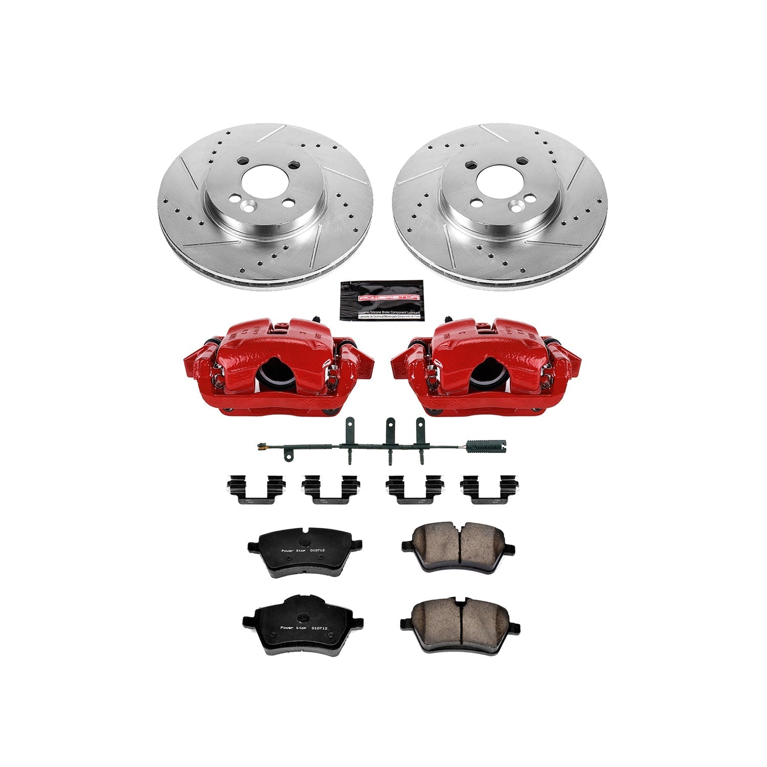 PowerStop Front Z23 Evolution Sport Brake Kit w/ Calipers | Mini Cooper (07) (KC5784)