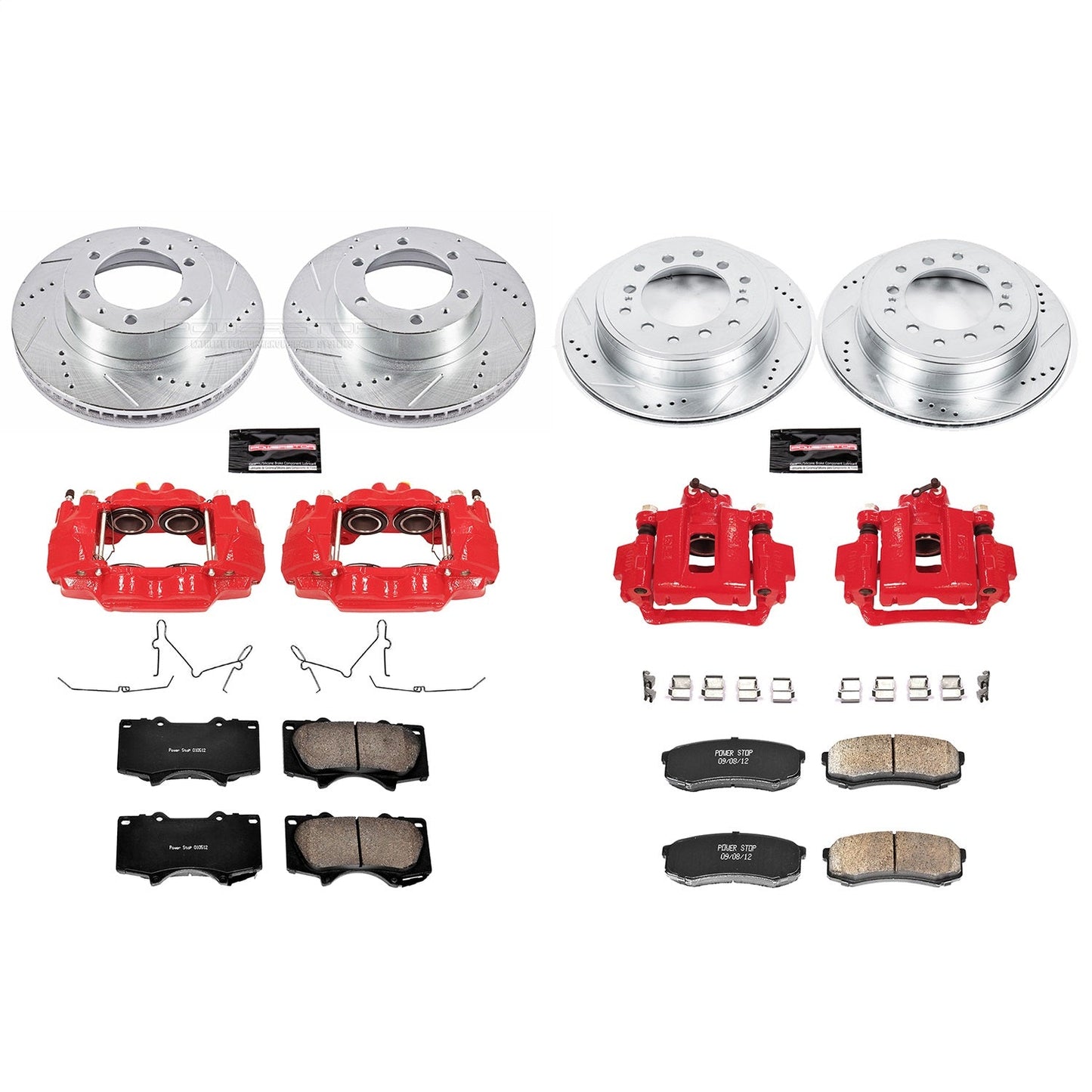 PowerStop Front & Rear Z23 Evolution Sport Brake Kit w/ Calipers | Toyota FJ Cruiser (10-14) (KC5805)