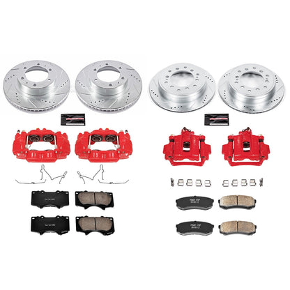 PowerStop Front & Rear Z23 Evolution Sport Brake Kit w/ Calipers | Toyota FJ Cruiser (10-14) (KC5805)