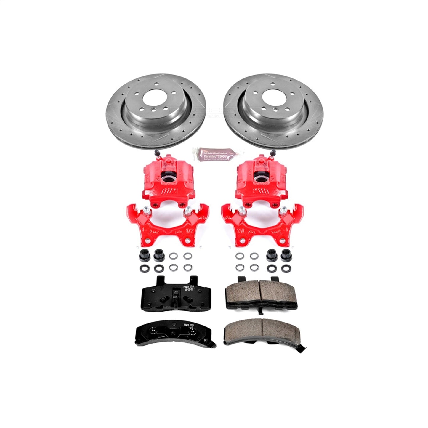 PowerStop Rear Z23 Evolution Sport Brake Kit w/ Calipers | BMW M3 (95-99) (KC581)