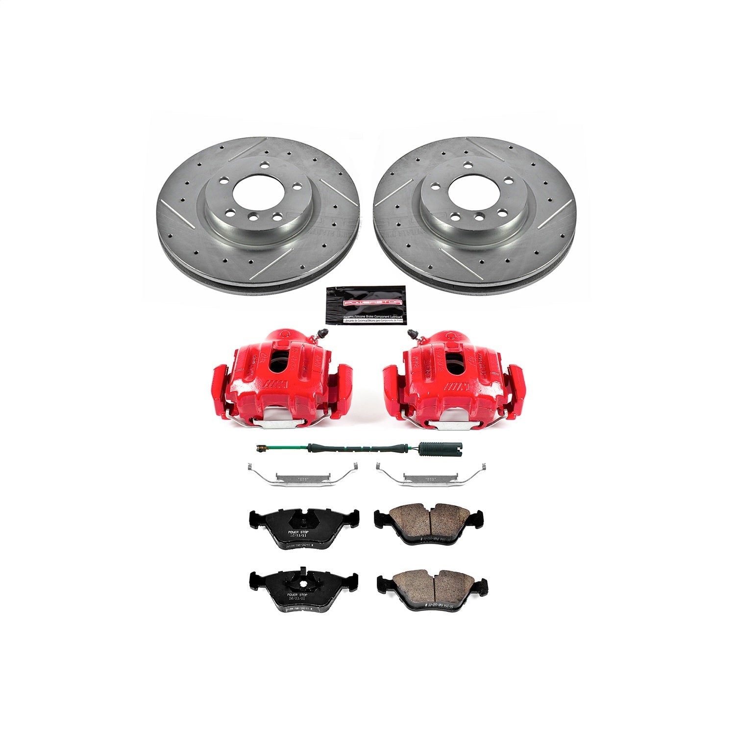 PowerStop Front Z23 Evolution Sport Brake Kit w/ Calipers | BMW M3 (95-99) (KC582)
