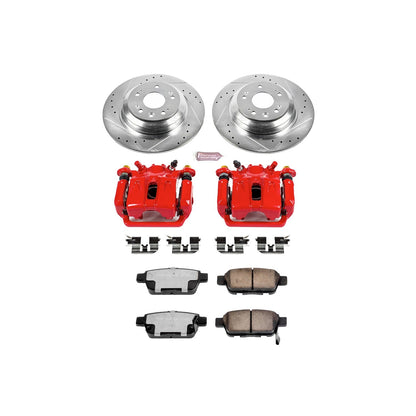 PowerStop Rear Z36 Truck & Tow Brake Kit w/ Calipers | Acura TL (09-14) (KC5854-36)