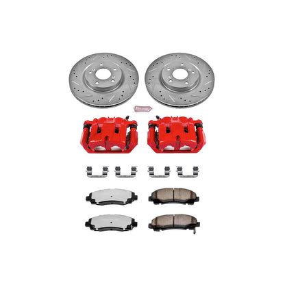 PowerStop Front Z36 Truck & Tow Brake Kit w/ Calipers | Acura TL (09-14) (KC5855-36)