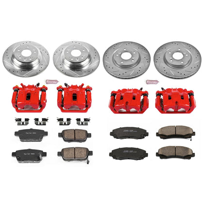 PowerStop Front & Rear Z23 Evolution Sport Brake Kit w/ Calipers | Acura TL (09-14) (KC5856)