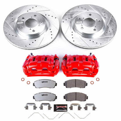 PowerStop Front Z26 Street Brake Kit w/ Calipers | Honda Odyssey (11-14) (KC5857-26)