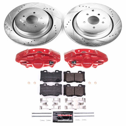 PowerStop Rear Z23 Evolution Sport Brake Kit w/ Calipers | Infiniti FX50 (09-13) (KC5861)