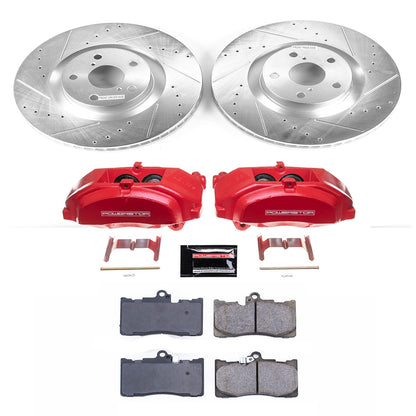 PowerStop Z23 Evolution Sport Front Brake Kit w/ Calipers | Lexus GS350 (09-11) (KC5868)