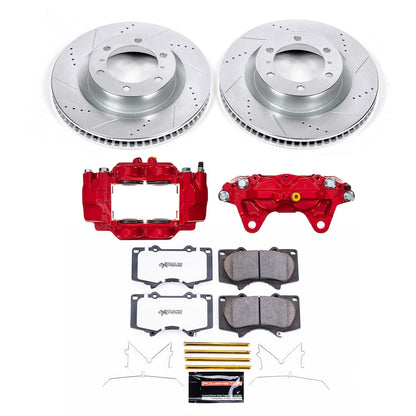 PowerStop Front Z36 Truck & Tow Brake Kit w/ Calipers | Toyota 4Runner (15-22) (KC5873A-36)