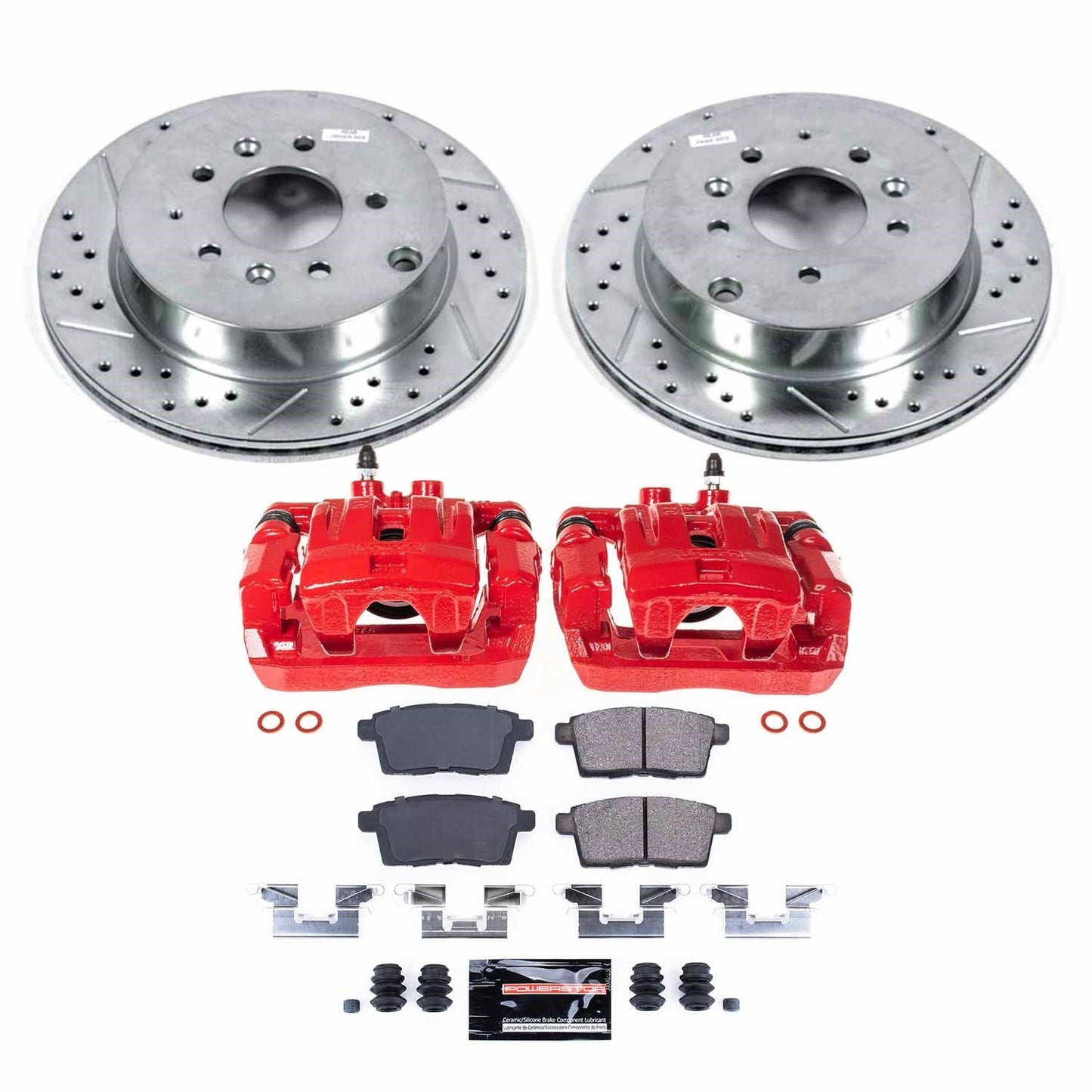 PowerStop Rear Z23 Evolution Sport Brake Kit w/ Calipers | Mazda CX-7 (07-12) (KC5876)