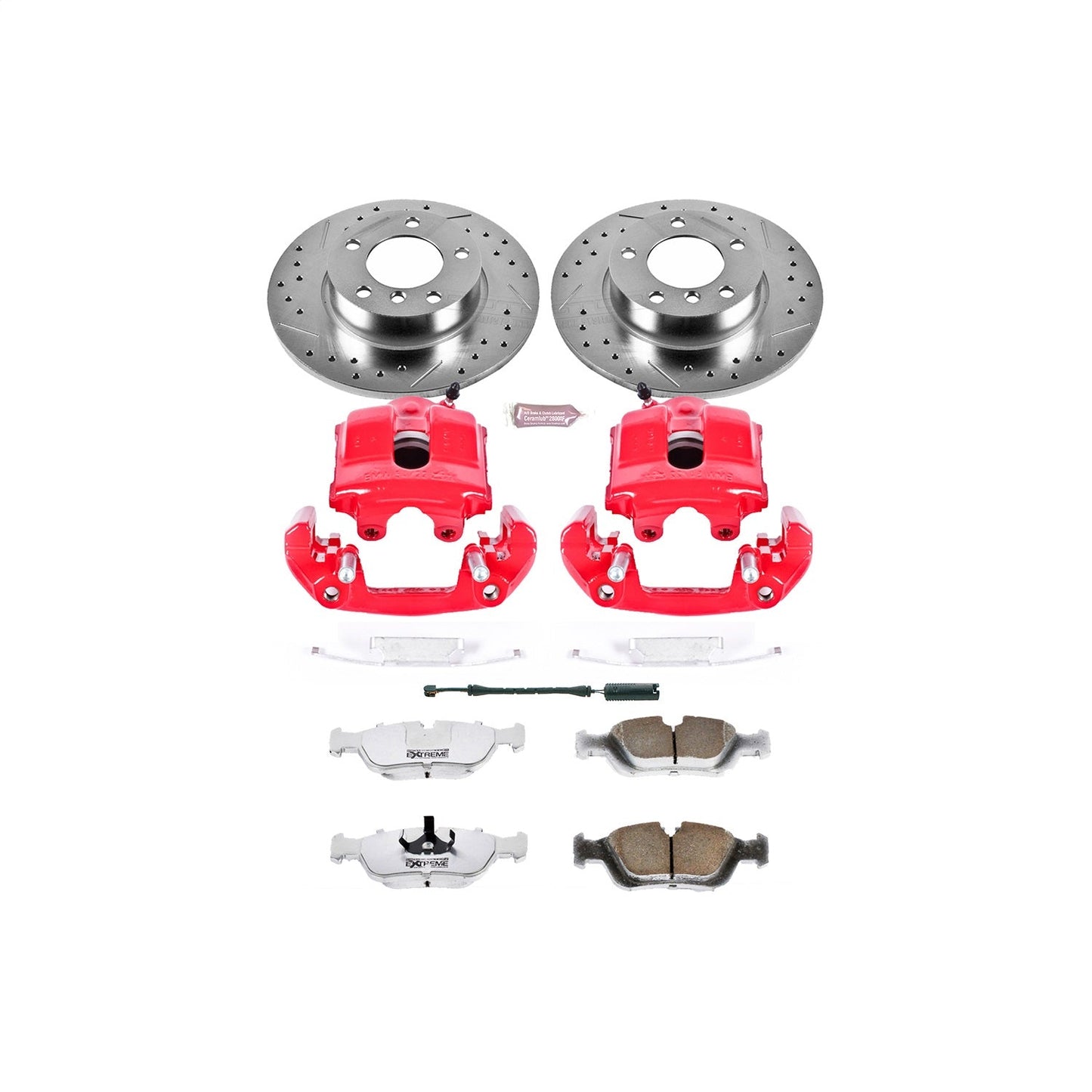 PowerStop Front Z26 Street Warrior Brake Kit w/ Calipers | BMW 318ti (99) (KC590-26)