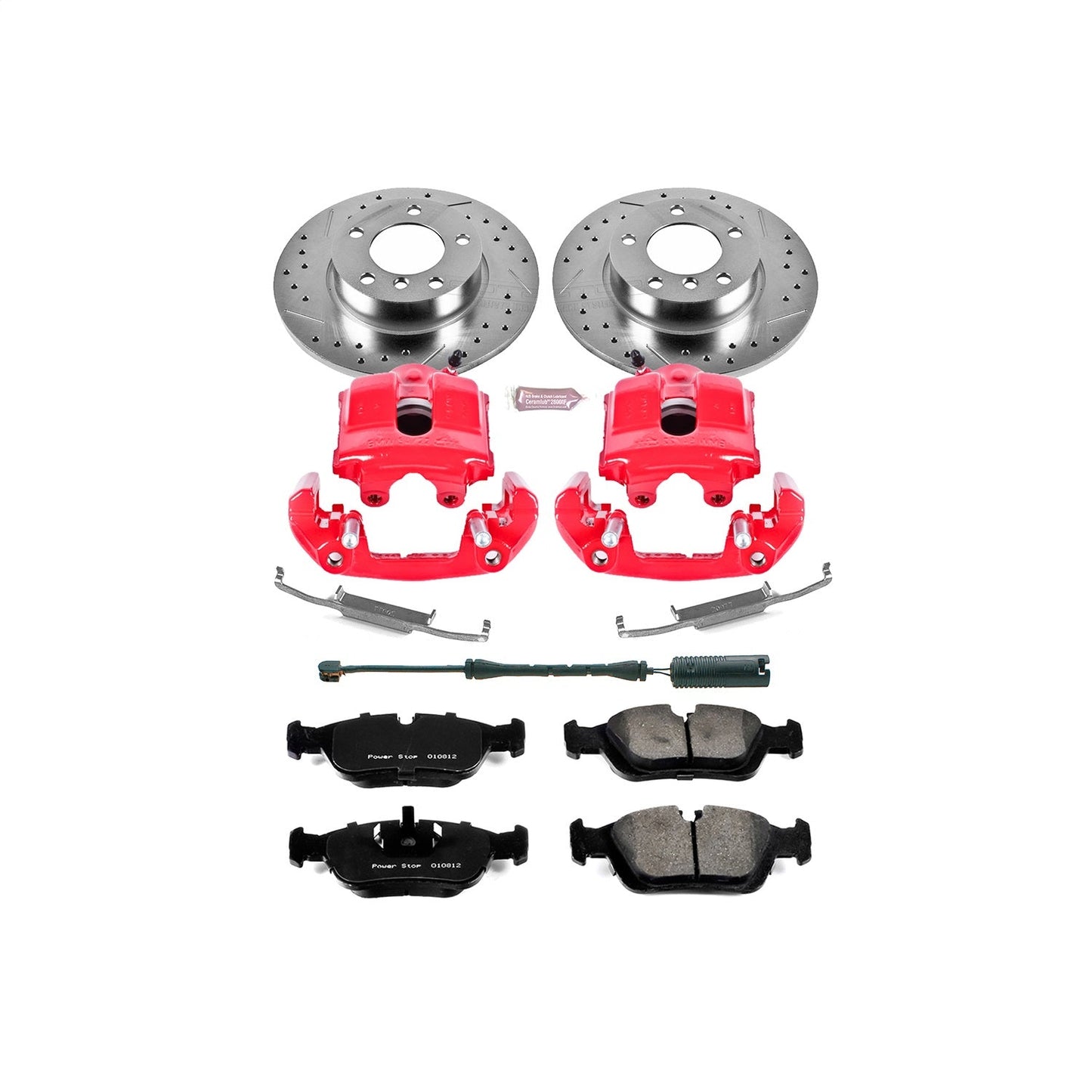 PowerStop Front Z23 Evolution Sport Brake Kit w/ Calipers | BMW 318ti (99) (KC590)