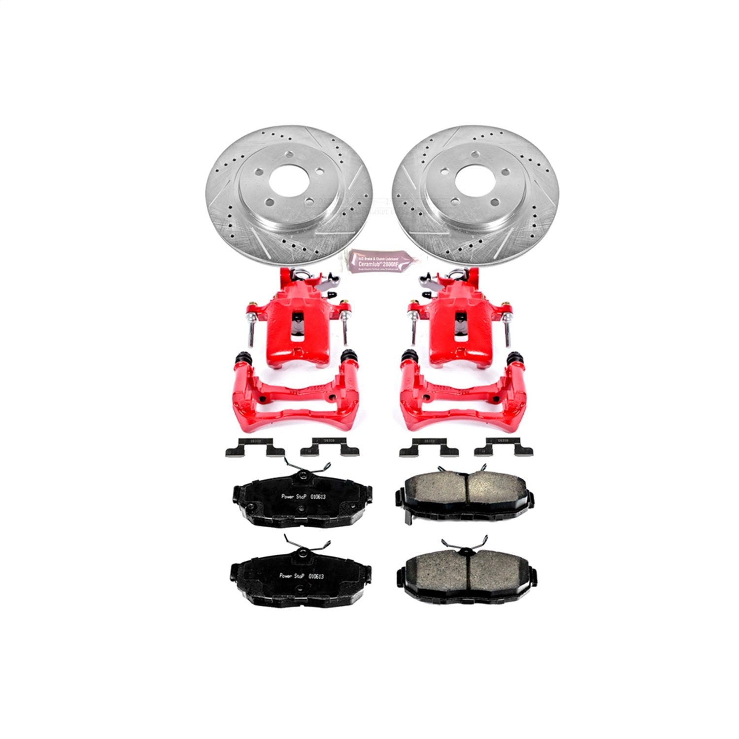 PowerStop Rear Z23 Evolution Sport Brake Kit w/ Calipers | Ford Mustang (12) (KC5941)