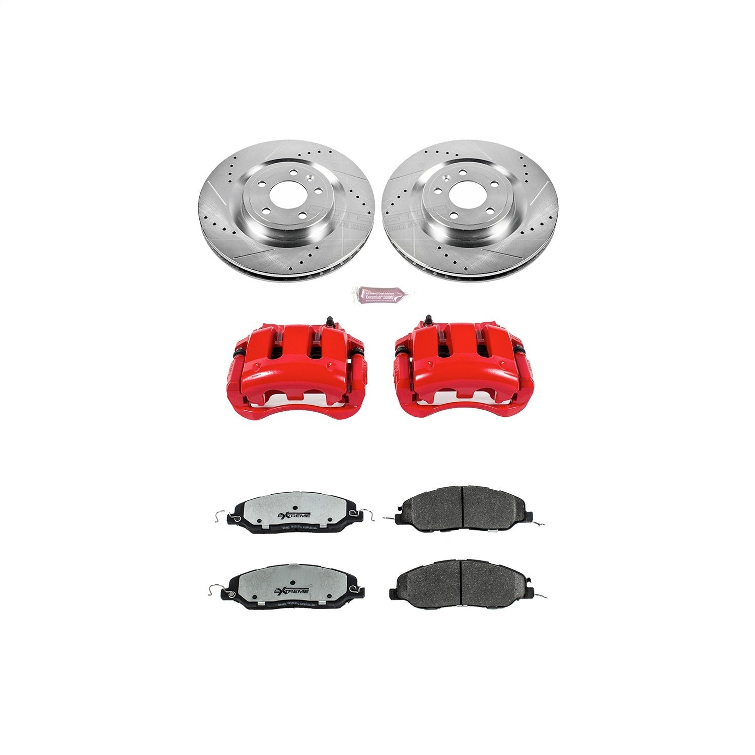 PowerStop Front Z26 Street Warrior Brake Kit w/ Calipers | Ford Mustang (11-14) (KC5944-26)
