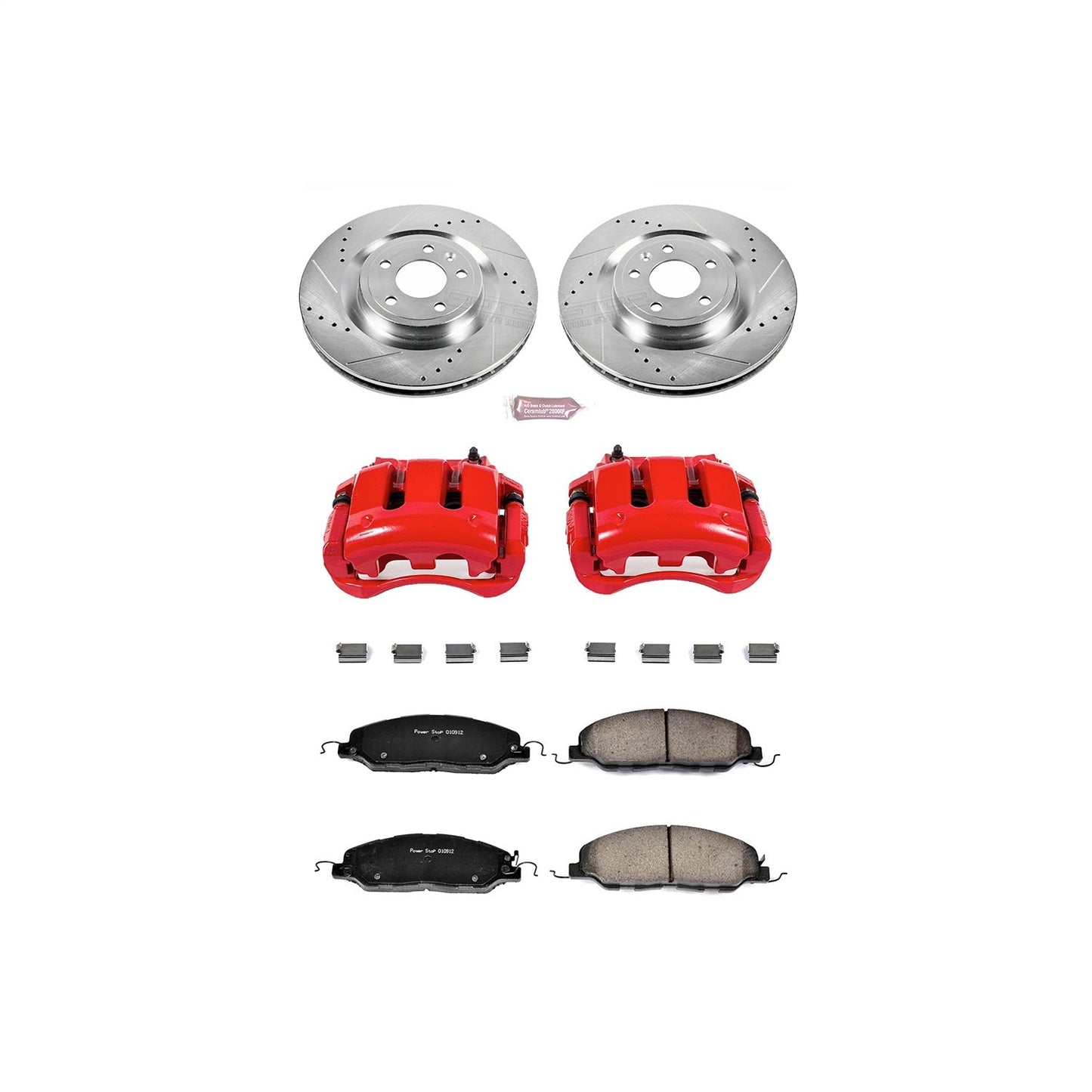 PowerStop Front Z23 Evolution Sport Brake Kit w/ Calipers | Ford Mustang (11-14) (KC5944)