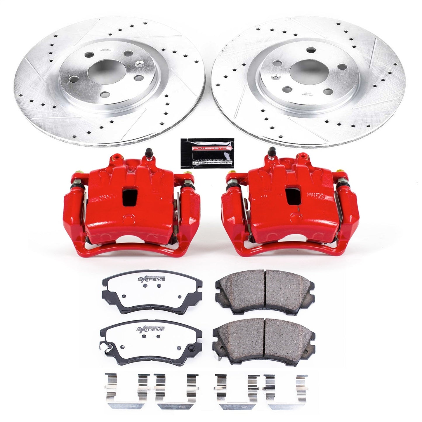 PowerStop Front Z26 Street Kit w/ Calipers | Chevrolet Caprice (11-17) (KC5948-26)
