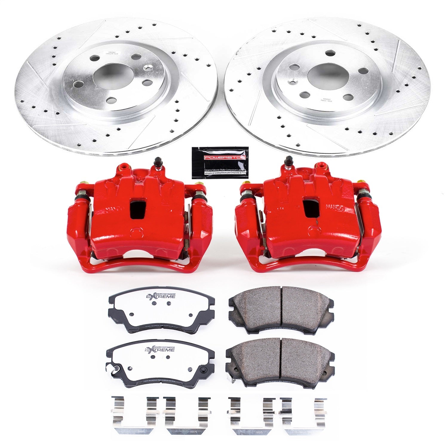 PowerStop Front Z26 Street Kit w/ Calipers | Chevrolet Caprice (11-17) (KC5948-26)