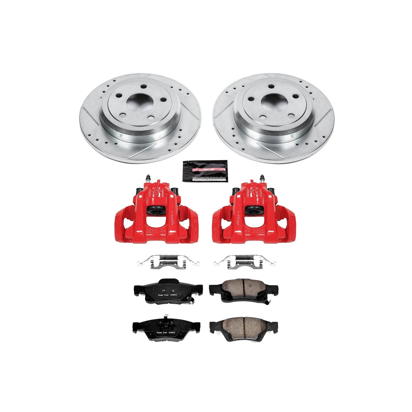 PowerStop Rear Z23 Evolution Sport Brake Kit w/ Calipers | Dodge Durango (11-17) (KC5950)