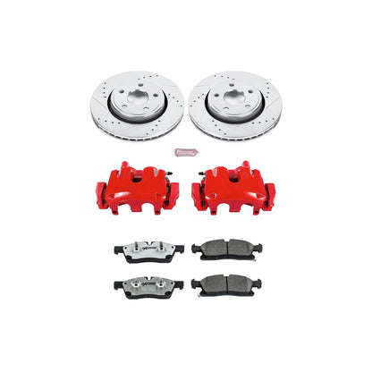 PowerStop Front Z26 Street Brake Kit w/ Calipers | Jeep Grand Cherokee (11-16) (KC5951-26)