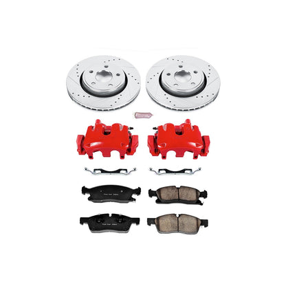 PowerStop Front Z23 Evolution Sport Brake Kit w/ Calipers | Dodge Durango (11-17) (KC5951)
