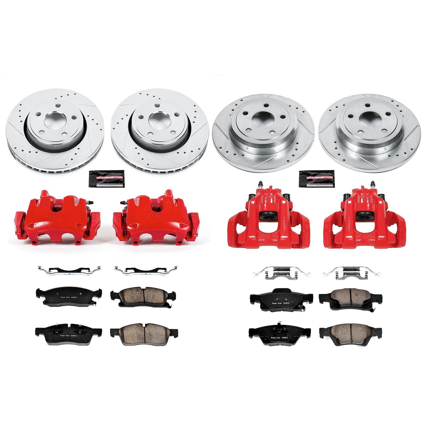 PowerStop Front & Rear Z23 Evolution Sport Brake Kit w/ Calipers | Dodge Durango (11-17) (KC5952)