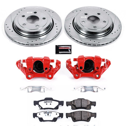 PowerStop Rear Z36 Truck & Tow Brake Kit w/ Calipers | Dodge Durango (11-17) (KC5953-36)