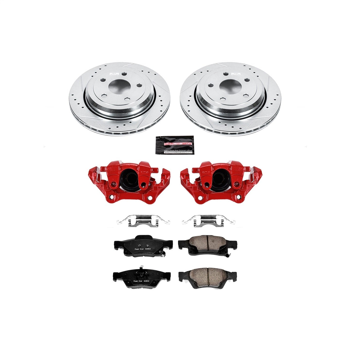 PowerStop Rear Z23 Evolution Sport Brake Kit w/ Calipers | Dodge Durango (11-17) (KC5953)