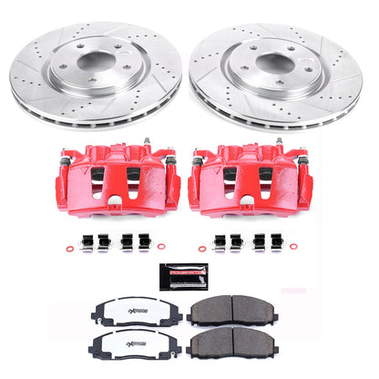 PowerStop Front Z36 Truck & Tow Kit w/ Calipers | Volkswagen Routan (12-14) (KC5959-36)
