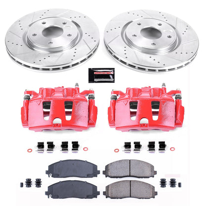 PowerStop Front Z23 Evolution Sport Brake Kit w/ Calipers | Chrysler Pacifica 2017 (KC5959)