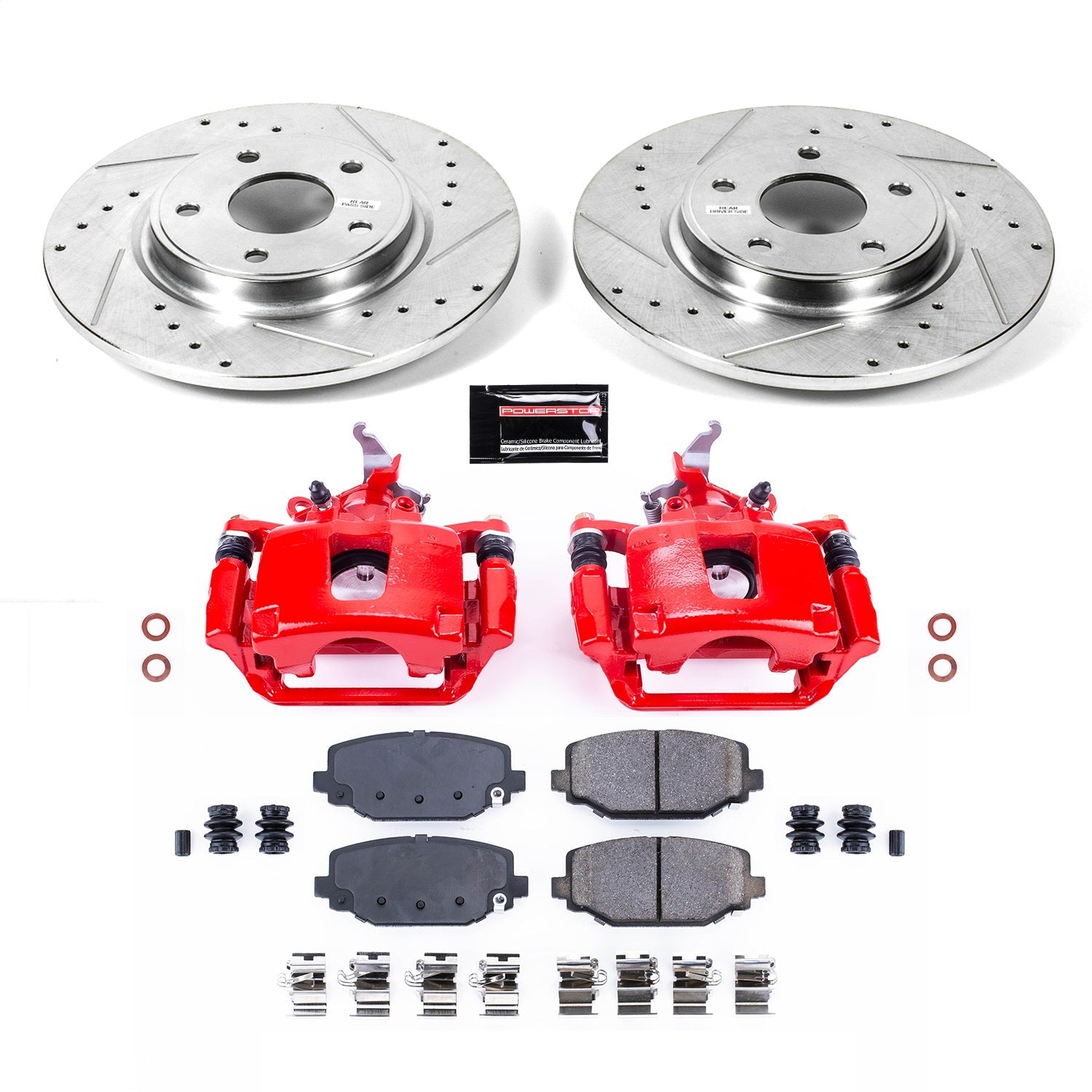 PowerStop Rear Z23 Evolution Sport Brake Kit w/ Calipers | Dodge Journey (12-18) (KC5961B)