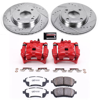 PowerStop Front Z26 Street Warrior Brake Kit w/ Calipers | Ford Fiesta (11-19) (KC5969-26)