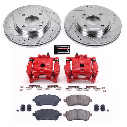 PowerStop Front Z23 Evolution Sport Brake Kit w/ Calipers | Ford Fiesta (11-19) (KC5969)