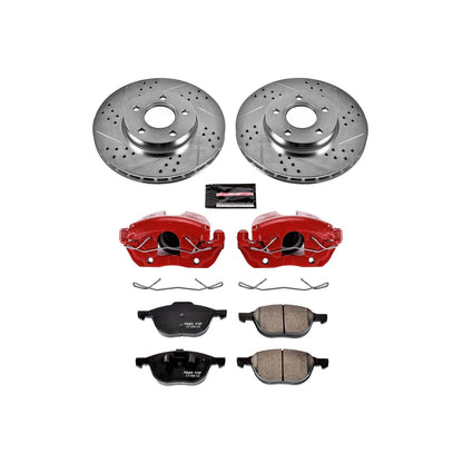 PowerStop Front Z23 Evolution Sport Brake Kit w/ Calipers | Ford C-Max (13-18) (KC5976A)