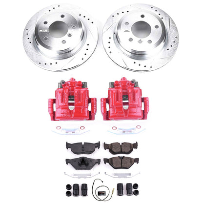 PowerStop Rear Z23 Evolution Sport Brake Kit w/ Calipers | BMW 328i (11-13) (KC5980)