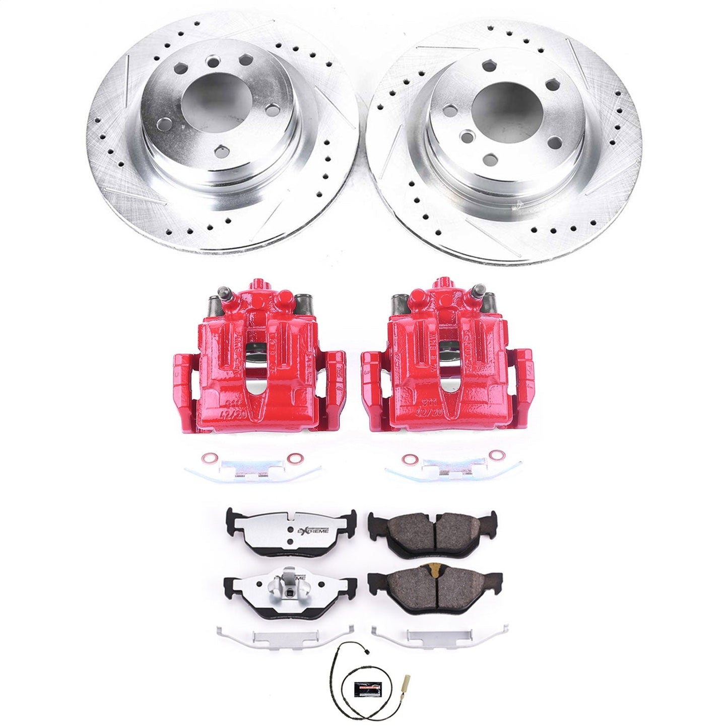 PowerStop Rear Z26 Street Warrior Brake Kit w/ Calipers | BMW 328i (11-13) (KC5981-26)