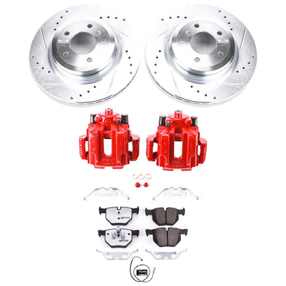 PowerStop Rear Z26 Street Warrior Brake Kit w/ Calipers | BMW 335i (11-13) (KC5982-26)