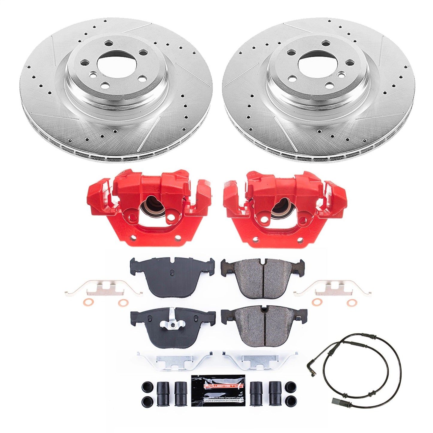 PowerStop Rear Z23 Evolution Brake Kit w/ Calipers | BMW 750i (09) (KC6014)