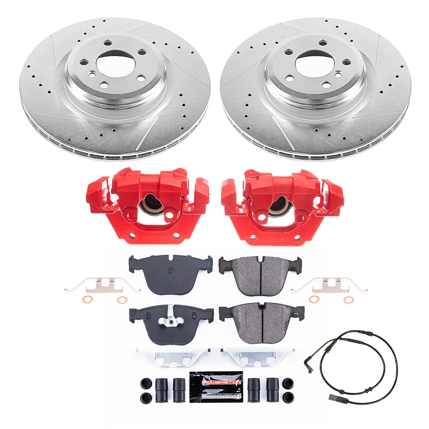 PowerStop Rear Z23 Evolution Brake Kit w/ Calipers | BMW 750i (09) (KC6014)
