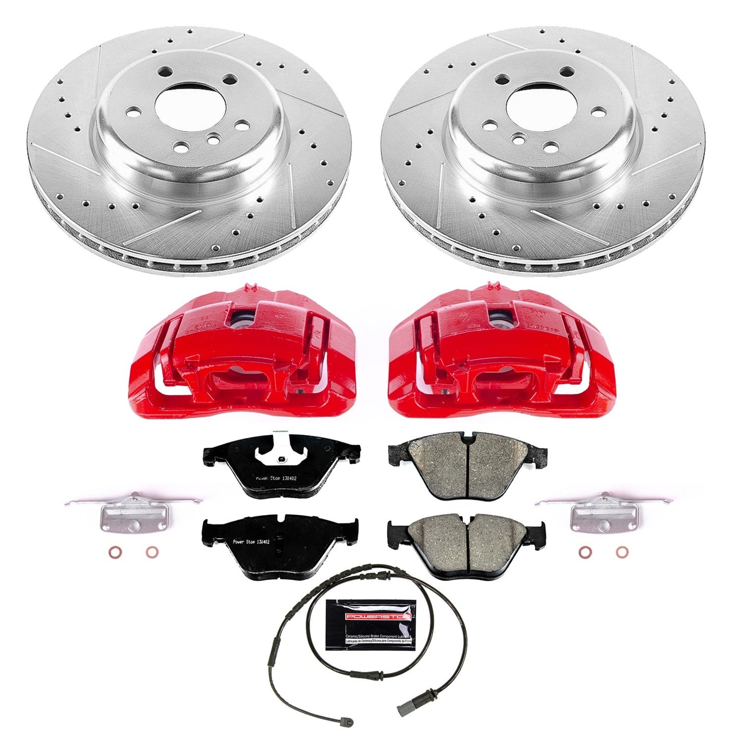 PowerStop Front Z23 Evolution Brake Kit w/ Calipers | BMW 535i (2011) (KC6020)