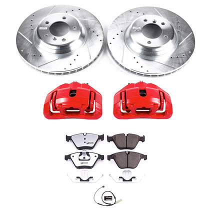 PowerStop Front Z26 Street Brake Kit w/ Calipers | BMW 335is (11-13) (KC6055-26)