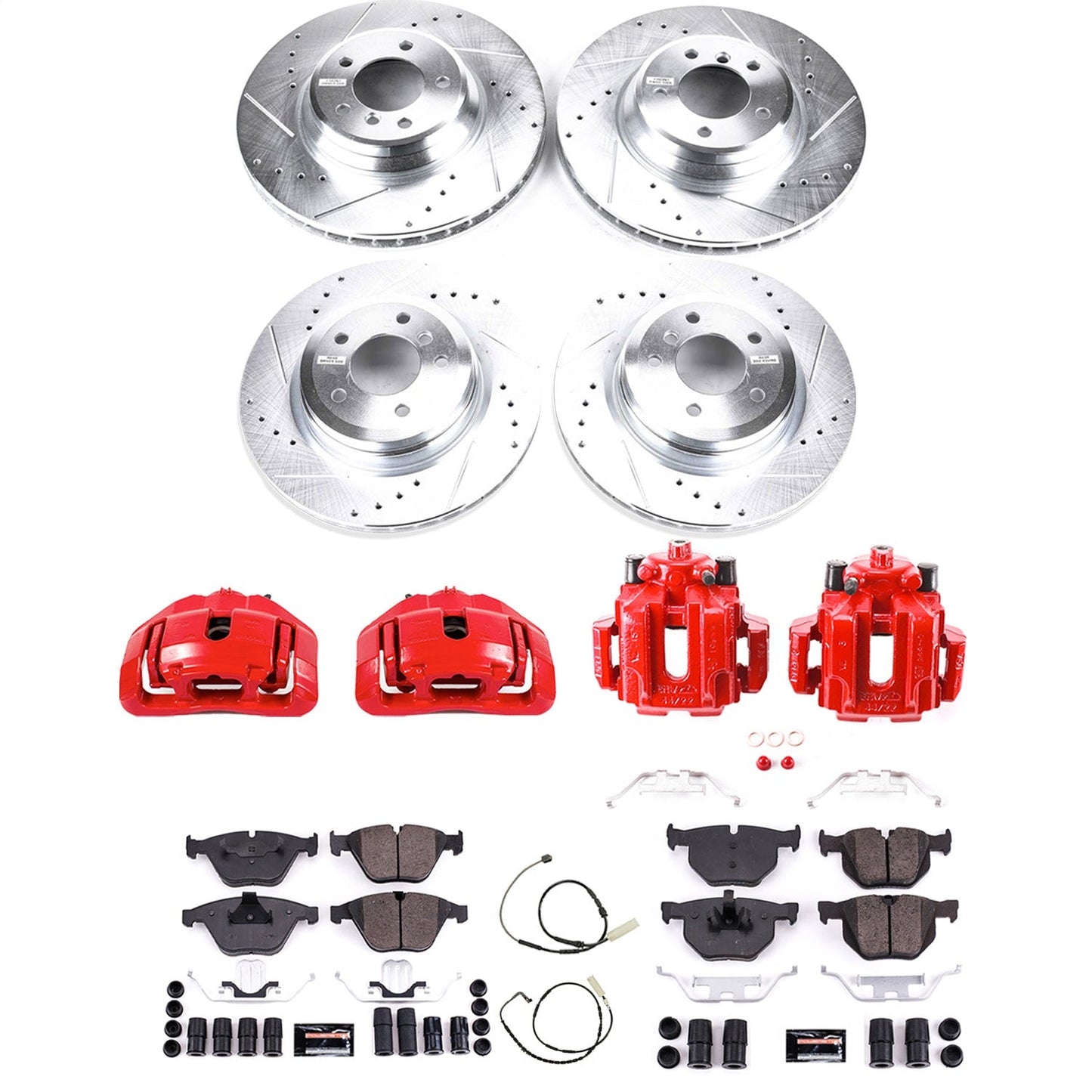 PowerStop Front & Rear Z23 Evolution Sport Brake Kit w/ Calipers | BMW 335i (11-13) (KC6057)