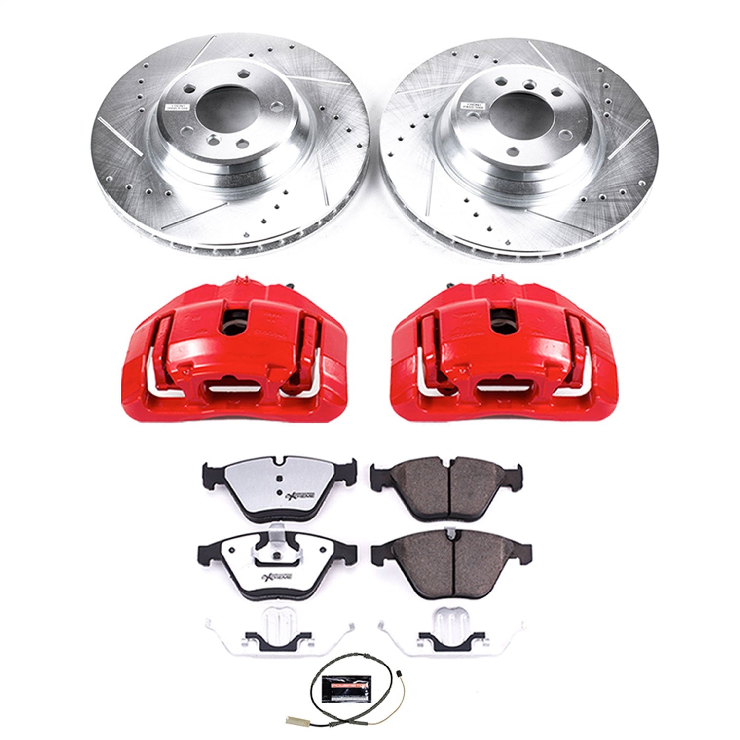 PowerStop Front Z26 Street Brake Kit w/ Calipers | BMW X1 (13-15) (KC6058-26)