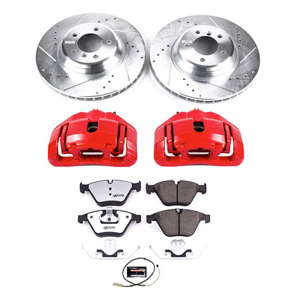 PowerStop Front Z26 Street Brake Kit w/ Calipers | BMW X1 (13-15) (KC6058-26)