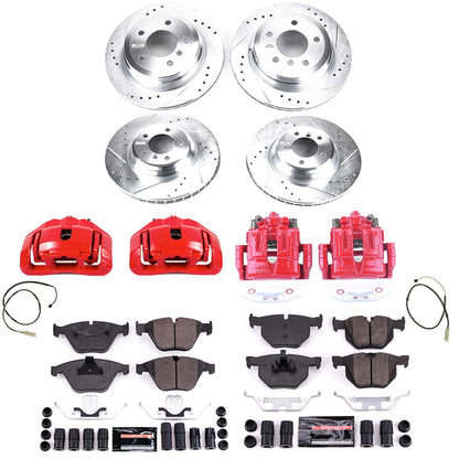 PowerStop Front & Rear Z23 Evolution Sport Brake Kit w/ Calipers | BMW 335i xDrive (11-13) (KC6059)