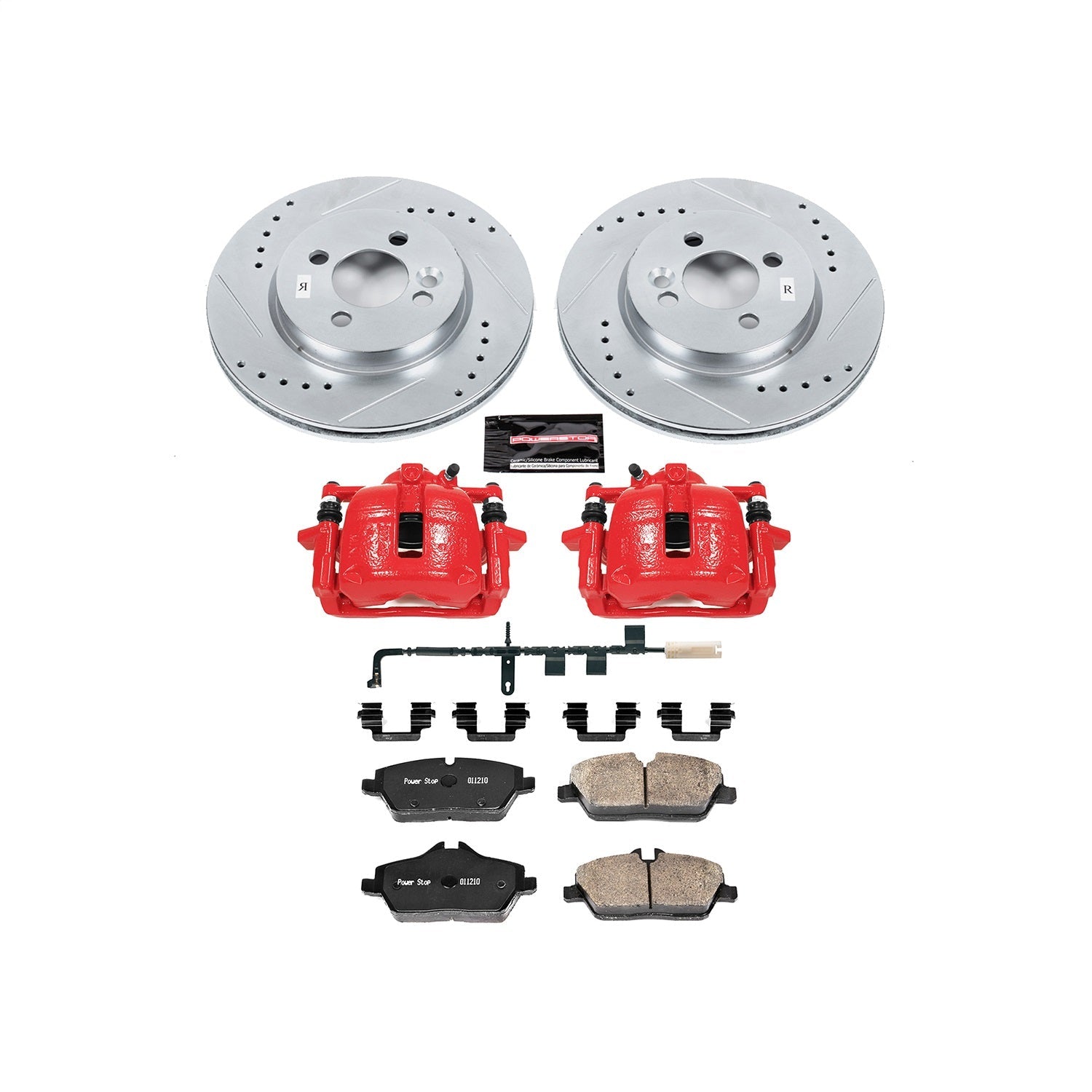 PowerStop Front Z23 Evolution Sport Brake Kit w/ Calipers | Mini Cooper (07-10) (KC6066)