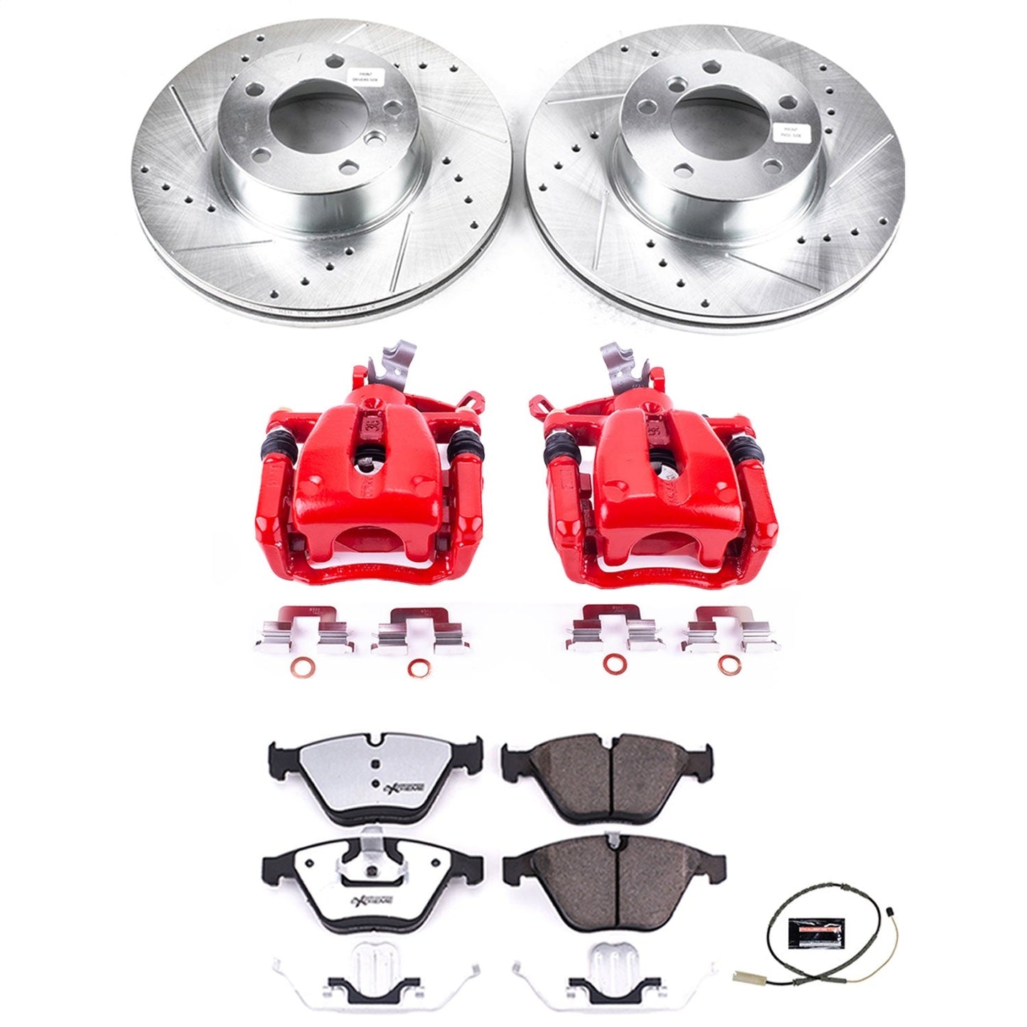 PowerStop Front Z26 Street Warrior Brake Kit w/ Calipers | BMW 328i xDrive (11-12) (KC6073-26)